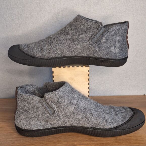 Huckberry Greys Wool Outdoor Slipper Boot Men’s US 12 Gray Slip On Cozy main image 6
